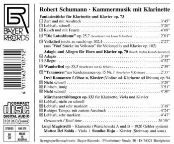 CD Robert Schumann: Kammermusik Mit Klarinette 436100