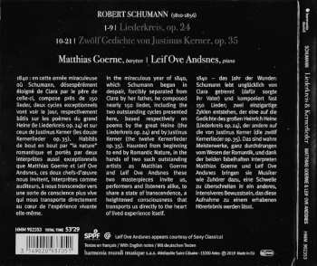 CD Robert Schumann: Liederkreis Op. 24 - Kernerlieder 227279