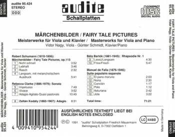 CD Robert Schumann: Märchenbilder (Meisterwerke Für Klavier Und Viola) 283387