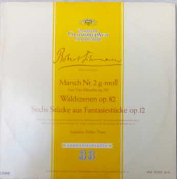Album Robert Schumann: Marsch Nr. 2 G-Moll / Waldszenen Op. 82 / Sechs Stücke Aus Fantasiestücke Op. 12