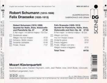 CD Robert Schumann: Piano Quartet E Flat Major Op. 47 / Quintet Op. 48 For Piano, Violin, Viola, Violoncello And Horn 345119