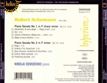 CD Robert Schumann: Piano Sonatas Opp 11 & 14 287104