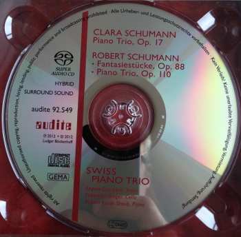 SACD Robert Schumann: Piano Trios Op. 17, 88 & 110 114313