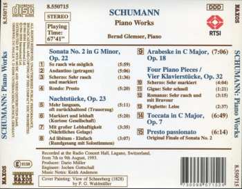 CD Robert Schumann: Piano Works