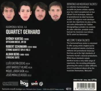 CD Robert Schumann: Quartet Gerhard 304182