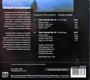 CD Robert Schumann: Piano Quartet Op. 47 • Piano Quintet Op. 44 430724