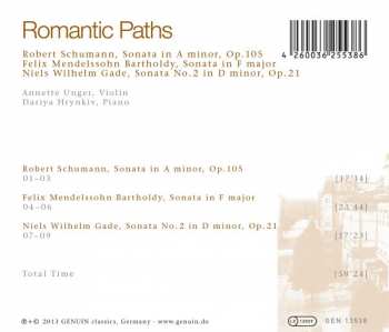 CD Robert Schumann: Romantic Paths (Violin Sonatas) 320069