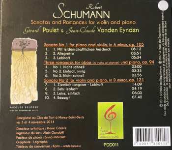 CD Robert Schumann: Sonatas And Romances For Violin And Piano 473731