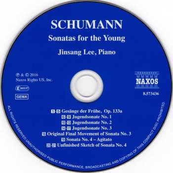 CD Robert Schumann: Sonatas For The Young 313880