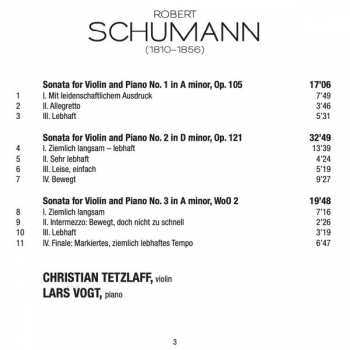 CD Robert Schumann: Sonatas for Violin and Piano 174149
