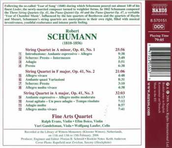 CD Robert Schumann: String Quartets Nos. 1-3 127544