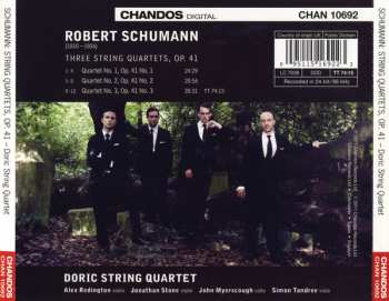 CD Robert Schumann: String Quartets, Op. 41 120740