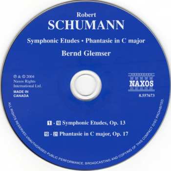 CD Robert Schumann: Symphonic Etudes • Phantasie In C Major 284773