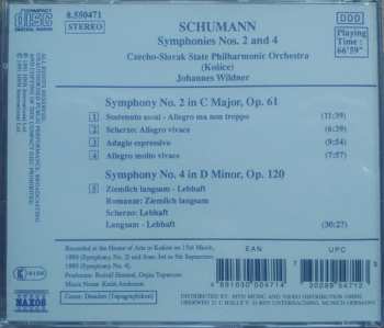 CD Robert Schumann: Symphonies Nos. 2 Op.61 / No. 4 Op. 120 446362