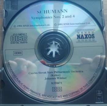 CD Robert Schumann: Symphonies Nos. 2 Op.61 / No. 4 Op. 120 446362