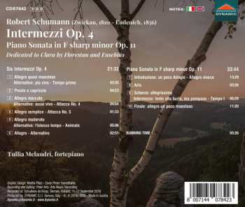CD Robert Schumann: Intermezzi Op.4; Piano Sonata In F Sharp Minor Op. 11 427456