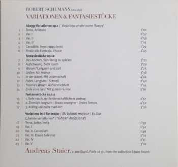 CD Robert Schumann: Variationen & Fantasiestücke 195393