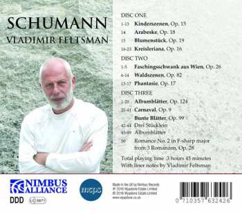 3CD Robert Schumann: Schumann Works For Piano 430357
