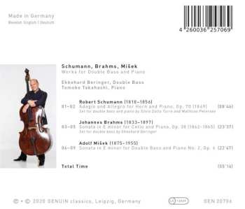 CD Robert Schumann: Works For Double Bass And Piano 445698