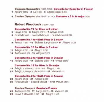 CD Robert Woodcock: Concertos For Recorder & Oboe 407755
