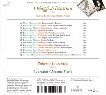 CD Roberta Invernizzi: I Viaggi Di Faustina: Faustina Bordoni's Journeys To Naples 321211