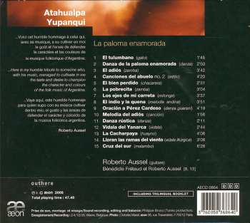 CD Roberto Aussel: Atahualpa Yupanqui - La Paloma Enamorada 530153