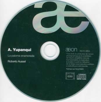 CD Roberto Aussel: Atahualpa Yupanqui - La Paloma Enamorada 530153