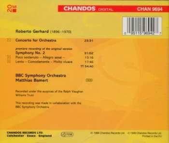 CD Roberto Gerhard: Concerto For Orchestra / Symphony No. 2 329553