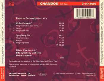 CD Roberto Gerhard: Symphony No. 1 / Violin Concerto 289225