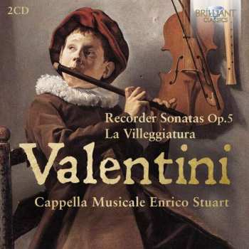 Album Roberto Valentini: Sonaten Für Blockflöte & Bc Op.5 Nr.1-12