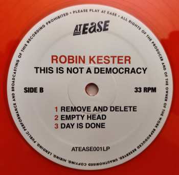 LP Robin Kester: This Is Not A Democracy LTD | CLR 87000
