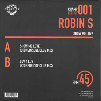 LP Robin S.: Show Me Love LTD 367313