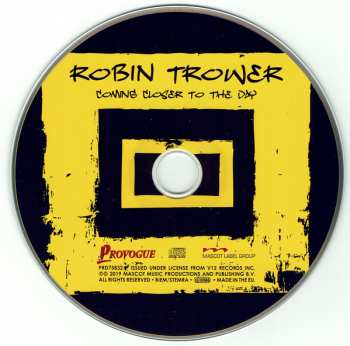 CD Robin Trower: Coming Closer To The Day DIGI 7637