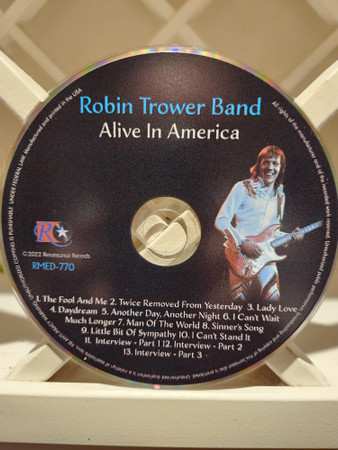 CD Robin Trower: Alive In America