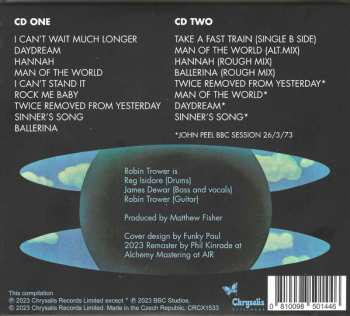 2CD Robin Trower: Twice Removed From Yesterday DLX 481050