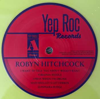 LP Robyn Hitchcock: Robyn Hitchcock LTD | CLR 397789