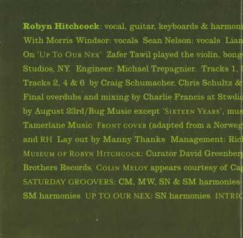 CD Robyn Hitchcock & The Venus 3: Goodnight Oslo 93813