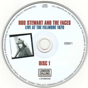2CD Rod Stewart: Live At The Fillmore 1970