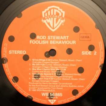 LP Rod Stewart: Foolish Behaviour (+ OBŘÍ PLAKÁT) 325218