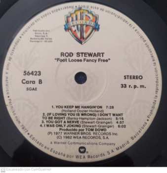 LP Rod Stewart: Foot Loose & Fancy Free 543312
