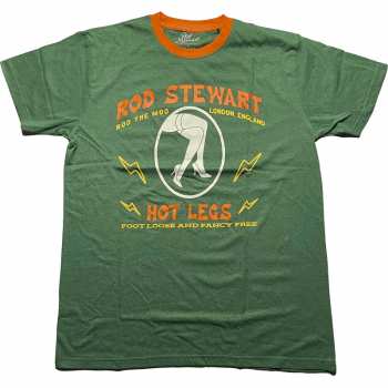 Merch Rod Stewart: Rod Stewart Unisex Ringer T-shirt: Hot Legs (small) S