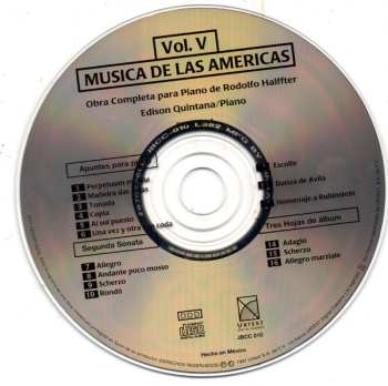 3CD Rodolfo Halffter: Obra Para Piano de Rodolfo Halffter