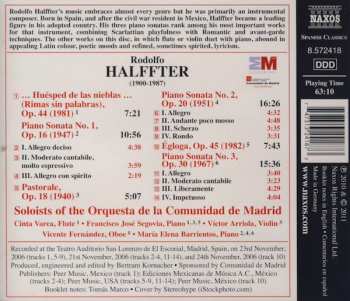CD Rodolfo Halffter: Chamber Music • 1: ... Huésped De Las Nieblas ... • Piano Sonatas Nos. 1-3 • Pastorale • Égloga 467190