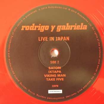 2LP Rodrigo Y Gabriela: Live In Japan CLR 243577