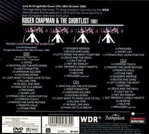 2CD/DVD Roger Chapman: Live At Grugahalle Essen 1981 20890