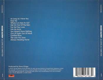 CD Roger Daltrey: As Long As I Have You 2813