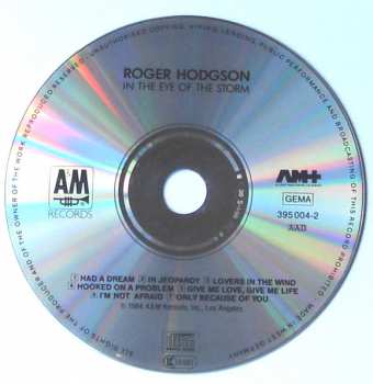CD Roger Hodgson: In The Eye Of The Storm 44605