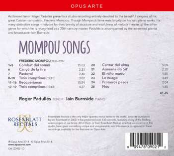 CD Roger Padullés: Songs 475651
