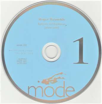 2CD Roger Reynolds: Epigram And Evolution: Complete Piano Works  301492