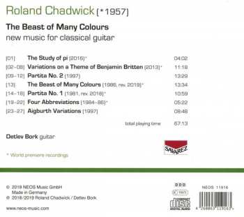 CD Roland Chadwick: The Beast of Many Colours 98338